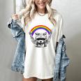 Raccoon LGBTQ Pride T-Shirt - Be Gay Do Crime Comfort Tee Ivory