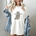 Raccoon Trash Panda Gym Shirt | Women's Comfort Colors Tee Ivory