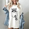 Raccoon Trash Panda Women's T-Shirt | Casual Cartoon Modern Design Ivory