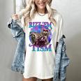 Retro Raccoon Meme Women's T-Shirt | Comfy & Quirky Style Ivory