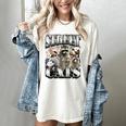 Retro Raccoon Summer Women's Tee | Unhinged & Feral Design Ivory