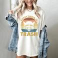 Vintage Raccoon Lovers Women's T-Shirt - Fun Graphic Tee Ivory