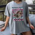 Autism Awareness Women's T-Shirt - Quirky Racoon Meme Design Gray