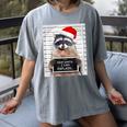Christmas Raccoon Women's T-Shirt - Dear Santa Funny & Cozy Gray