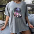 Ferret Women's T-Shirt | Moon Howling Design - Comfy Fit Gray
