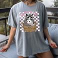 Possum Racoon Adopt A Cat Team Trash Opossums Raccoons Small Women's Comfort Colors T-Shirt Gray