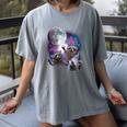 Raccoon Moonlight Women's Comfort Colors T-Shirt | Wildlife Fashion Gray