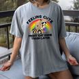 Raccoon Pocket T-Shirt - Women's Comfort Tee | Cute Animal Design Gray