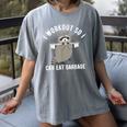 Raccoon Trash Panda Gym Shirt | Women's Comfort Colors Tee Gray