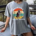 Save the Trash Panda | Retro Raccoon Women's T-Shirt - Vintage Appeal Gray