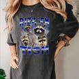 Autistic Raccoon Rizz Women's T-Shirt - Fun Meme Relaxed Fit Pepper