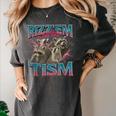 Autistic Racoon Meme Women's T-Shirt - Comfort Colors Pepper