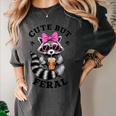 Cute & Feral Sunglasses Raccoon Women's T-Shirt - Vibrant Fun Pepper