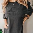 Raccoon Animal Print Grey T-Shirt - Women's Classic Fit Short Sleeve Pepper