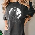 Raccoon Guitarist Women's T-Shirt - Fun Moon Meme Style Pepper