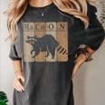 Raccoon Lover Women's T-Shirt - Chemistry Elements Design - Comfort Colors Pepper