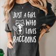 Raccoon Lover Women's T-Shirt - Cute Comfort for Enthusiasts Pepper