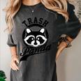 Raccoon Meme Comfort Tee | Cute Trash Panda Women's T-Shirt Pepper