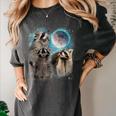 Raccoon Moon Howl Unisex T-Shirt | Rustic Style | Comfortable Fit Pepper