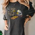 Raccoon Opossum Pizza T-Shirt - Fun Designs for Women, Kids Pepper
