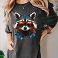 Raccoon Theme Women’s Comfort Colors T-Shirt - Casual Style Pepper