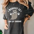 Raccoon Trash Panda Gym Shirt | Women's Comfort Colors Tee Pepper