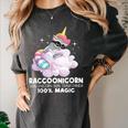 Raccoonicorn Women's T-Shirt – Whimsical Unicorn Trash Panda Delight Pepper