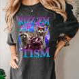 Retro Raccoon Meme Women's T-Shirt | Comfy & Quirky Style Pepper