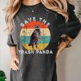 Save the Trash Panda | Retro Raccoon Women's T-Shirt - Vintage Appeal Pepper