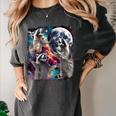 Three Raccoon Moon Women's Comfort Colors T-Shirt | Funny Meme Tee Pepper