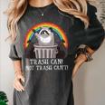 Trash Panda Women's Comfort Colors T-Shirt - Fun Raccoon Design Pepper
