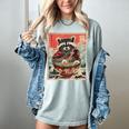 Raccoon Ramen Anime T-Shirt - Japanese Noodles Style for Women Bay