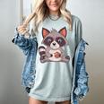 Raccoon T-Shirt - Women's Comfort Colors, Small - Fun Cookie Design Bay