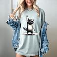 Retro Raccoon Rock Music Women’s Comfort Colors T-Shirt Bay