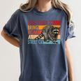Adopt A Street Cat Women's T-Shirt - Funny for Raccoon Lovers Denim