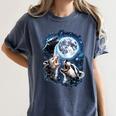 Animal Trio Meme | Women's Comfort Colors T-Shirt | Whimsical Wildlife Denim