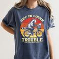 Get In Loser Trash Panda Women's Tee - Funny Animal Graphic Denim