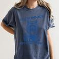Moody Raccoon Meme Women's T-Shirt | Comfort Colors - Humorous Denim