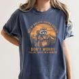 Out-of-Breath Hiking Tee - Women's Vintage Raccoon Adventure Denim