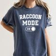 Raccoon Mode On Costume Trash Panda Animal Lover Women's Comfort Colors T-Shirt Denim