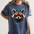 Raccoon Theme Women’s Comfort Colors T-Shirt - Casual Style Denim