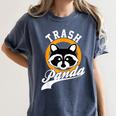 Raccoon Women's T-Shirt | Fun Graphic - Eco-Friendly Message Denim