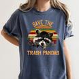 Save The Trash Pandas Raccoon Shirt Raccoon Animal T-Shirt Women's Comfort Colors T-Shirt Denim