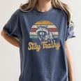 Stay Trashy Opossum & Raccoon Meme T-Shirt | Women's Comfort Colors Denim