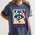 Trash Panda Raccoon Tee - Women's Comfort Colors Animal Design Denim