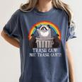 Trash Panda Women's Comfort Colors T-Shirt - Fun Raccoon Design Denim