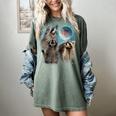 3 Racoon Moon Howling Raccoon Head For Men Women Kid Women's Comfort Colors T-Shirt Berry