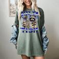 Autistic Raccoon Rizz Women's T-Shirt - Fun Meme Relaxed Fit Berry