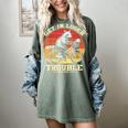 Get In Loser Trash Panda Women's Tee - Funny Animal Graphic Berry