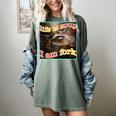 Life Is Soup Ironic Raccoon Meme Women's Comfort Colors Tee Berry